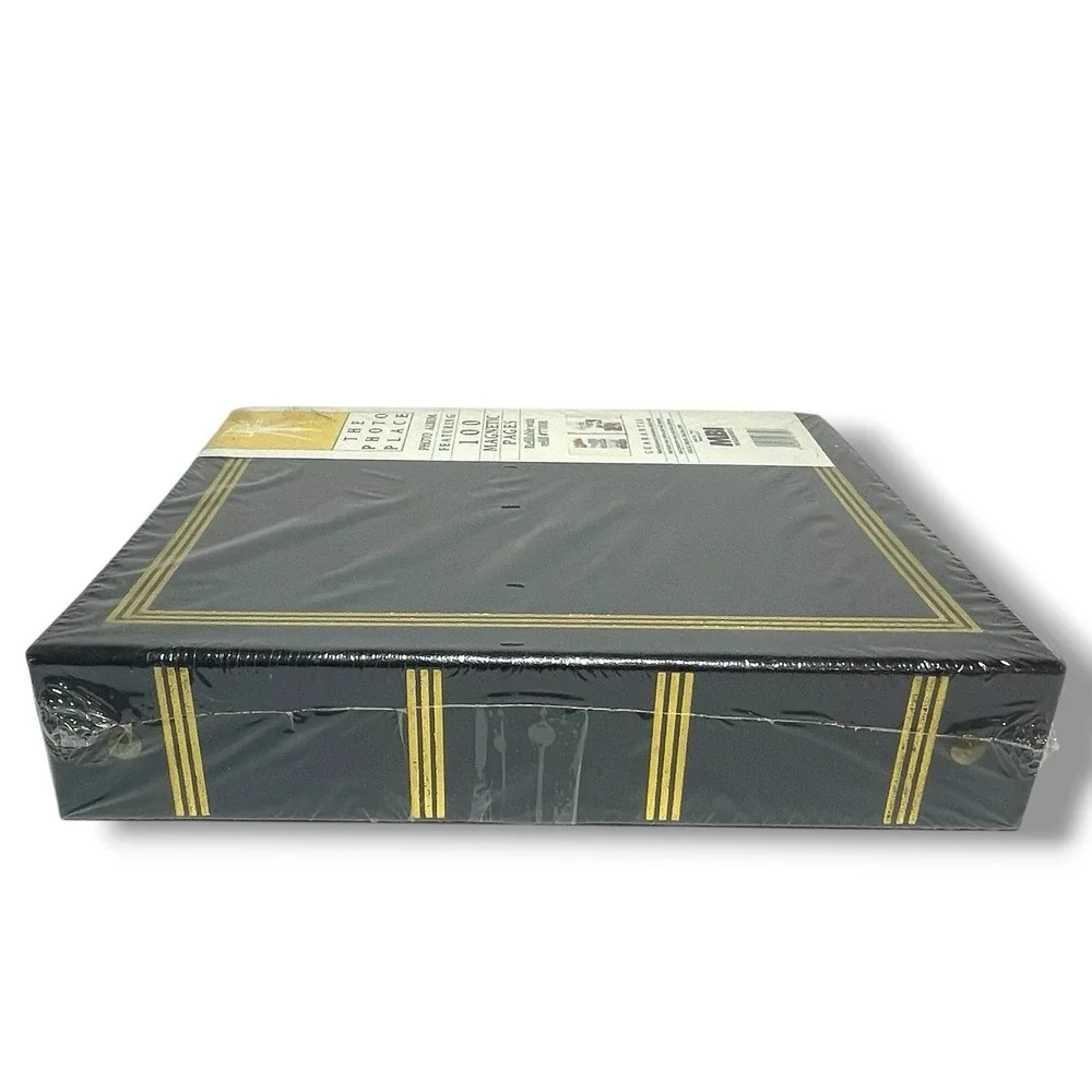 The Library Collection Vintage 100 Page Photo Albums NEW SEALED MBI Navy Blue